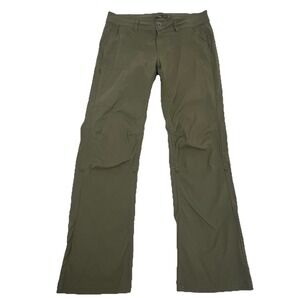 prAna Halle Straight Leg Chino Pants Womens Size 8 Nylon Stretch W4HARG113